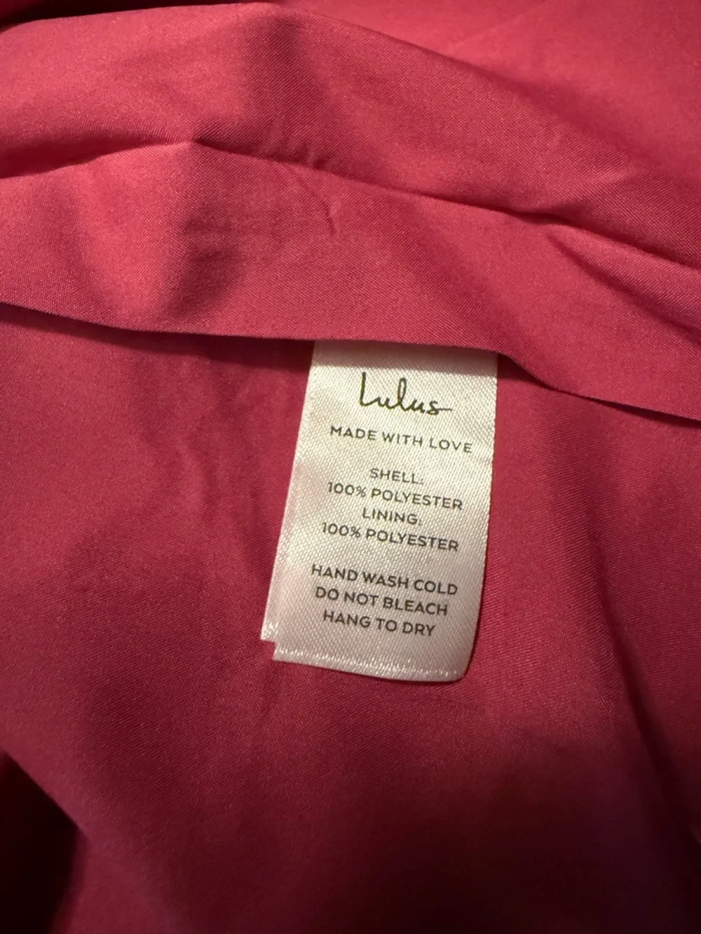 Lulu's Stunning Reputation Shiny Magenta Mini Dress With Pockets - Picture 9 of 12